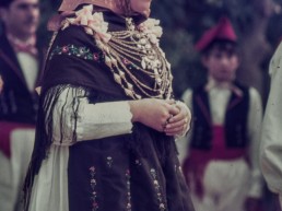 Dansaire Eivissenca amb el vestit tradicional.