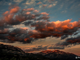 Serra del Montsec, a la posta del sol