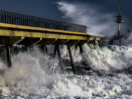 Les onades que van trencar el pont