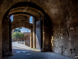 Porta d'entrada al castell